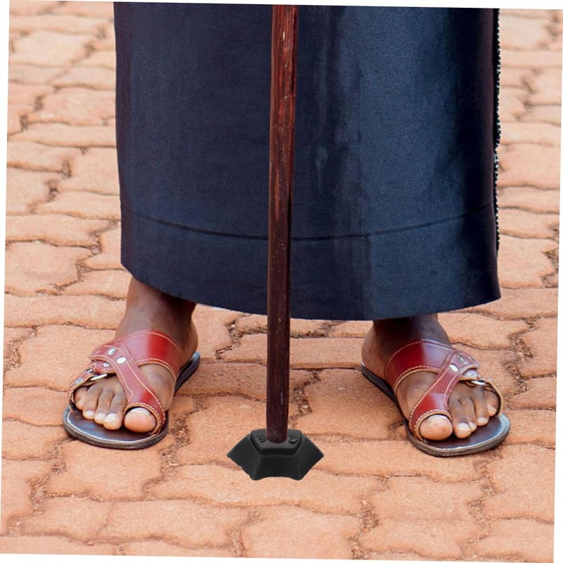 KICHOUSE Trekking Poles Tip Protectors 6pcs Rubber Cane Tips for