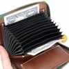 Wachi-Fird Dayan Cat Genuine Leather Mexico Card Wallet Yellow