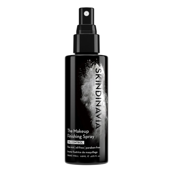 Skindinavia The Makeup Finishing Spray Oil Control - Long Lasting & Sweat Resistant Formula for Oily Skin and Face - Fine Mist Matte Setting Spray for Makeup (4 Oz)