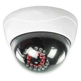 Konig Dummy Cctv Dome Camera With Ir Leds That Light Up In Dark