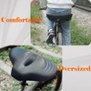 New Oversized Bicycle seat,Extra Wide Comfortable Bike seat for Men