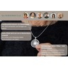 SILBERMOOS women's pendant sun sunrays sparks open round matt 925