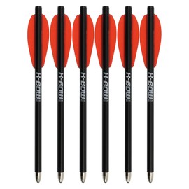 X-Bow FMA Bolts - 6.5 Inch - Carbon - Pack of 6; Designed for Different Demands and Applications, Ideal for All Pistol Crossbows without Empty Shot Protection; Deep Penetration