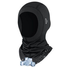 MELLIEX Summer Balaclava for Men and Women, Cooling Balaclava Breathable Balaclava with Glasses Holes for Outdoor Sports Cycling Motorcycle Bicycle, black