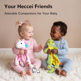 HECCEI Baby Comforter for Playtime And Sleep, Soothing Security Blanket