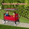 Wagon Canopy Attachment Compatible with Radio Flyer, Portable Replacement Canopy,