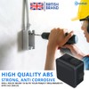 IP55 Waterproof Junction Box, ABS Plastic Outdoor Electrical Project Box