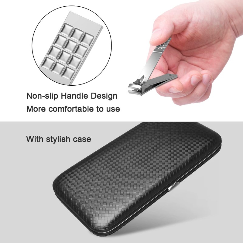 Tseoa Manicure, Pedicure Kit, Nail Clippers, Professional Grooming Kit, Nail