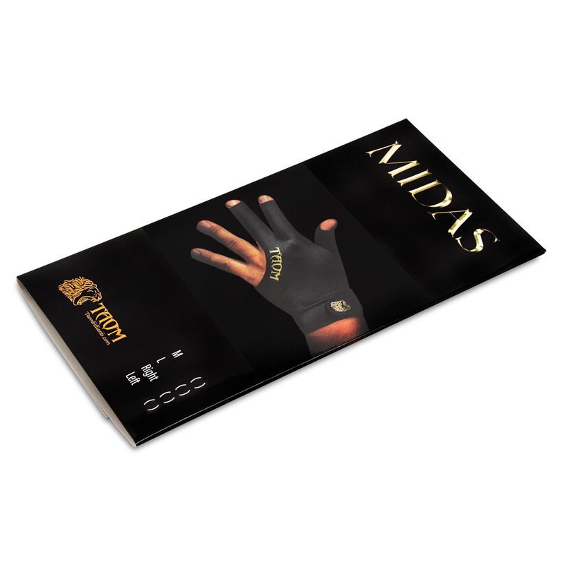 TAOM Midas Ultra Silky Thin Billiards Pool Cue Gloves Left