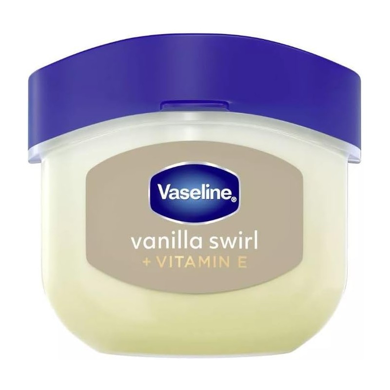Vaseline Lip Therapy Bálsamo Labial Mini, Vainilla, Tamaño de Viaje,