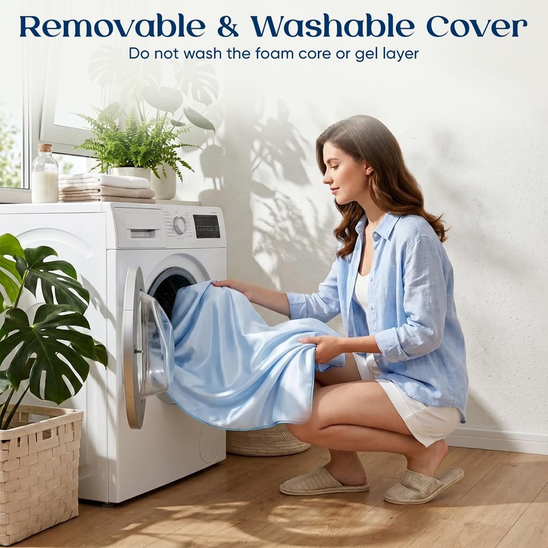 Cooling Gel Pillow for Hot Sleepers, Keep Cool Memory Foam