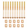 Lilaly 10 Set Barrel Nut and Bolt M6 Barrel Nut