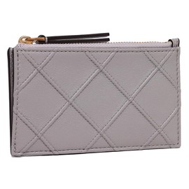 Tory Burch 152602 029 Women's Card Case, Fleming Fragment Case, Gray, gray