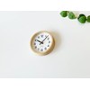 KATOMOKU Muku Clock 16 Hinoki Wall Clock, Continuous Second Hand,