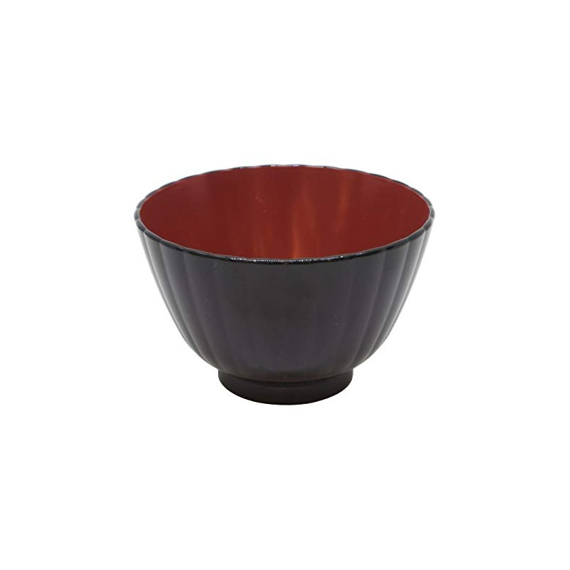 Flower Soup Bowl, Tamanai Vermilion