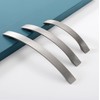 MARGUERASW 6 Piece Modern Chrome Brushed Nickel T-Shaped Kitchen Cabinet