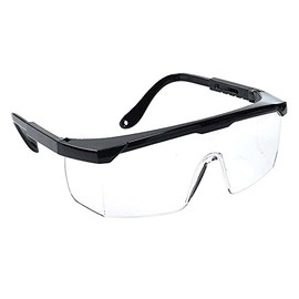 Portwest Classic Safety Spectacles, Size: One Size, Colour: Clear, PW33CLR