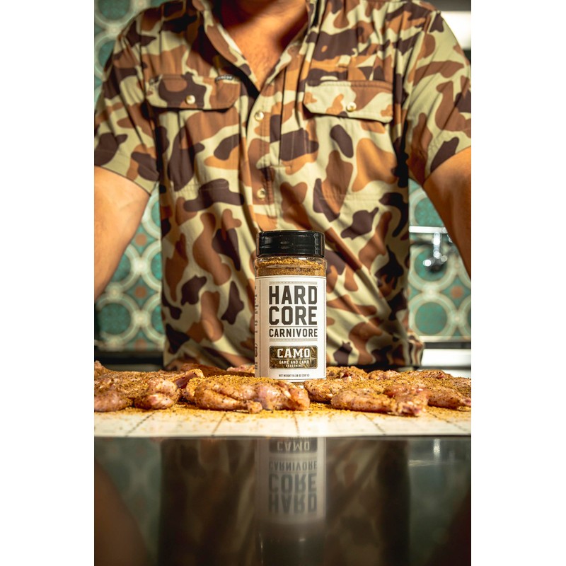 Hardcore Carnivore Camo - Wild Game and Lamb Seasoning (10.5
