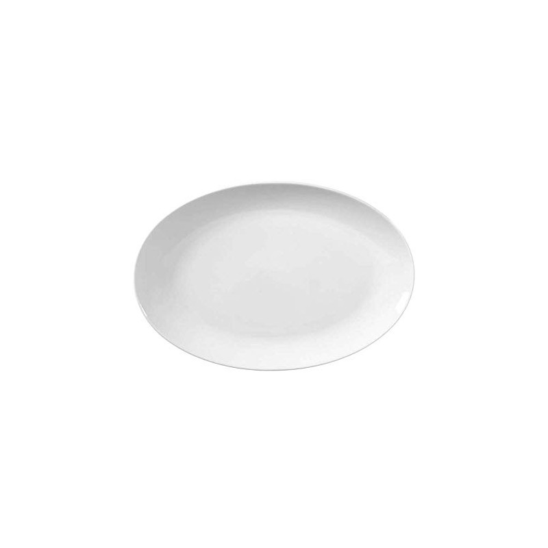 Seltmann Lido Serving Plate, Oval, White, 31.5 cm x 21
