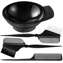 Comet self-dyeing kit dyeing ball + 2 types of dyeing combs + tail comb set, mixed colors, 1 set / 코멧 셀프 염색 키트 염색볼 + 염색빗 2종 + 꼬리빗 세트, 혼합색상, 1세트