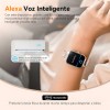 Reloj Inteligente Smartwatch Bluetooth Llamadas Para Alexa, Smart Watch Mujer,
