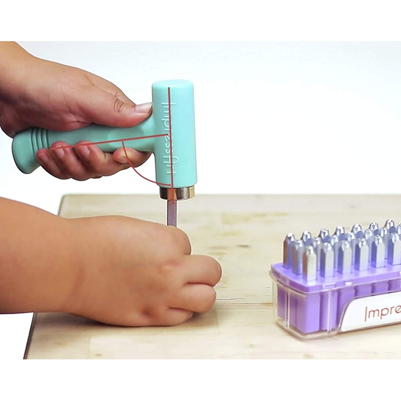 Ergo-Angle Metal Stamping Hammer by ImpressArt Metal Stamps