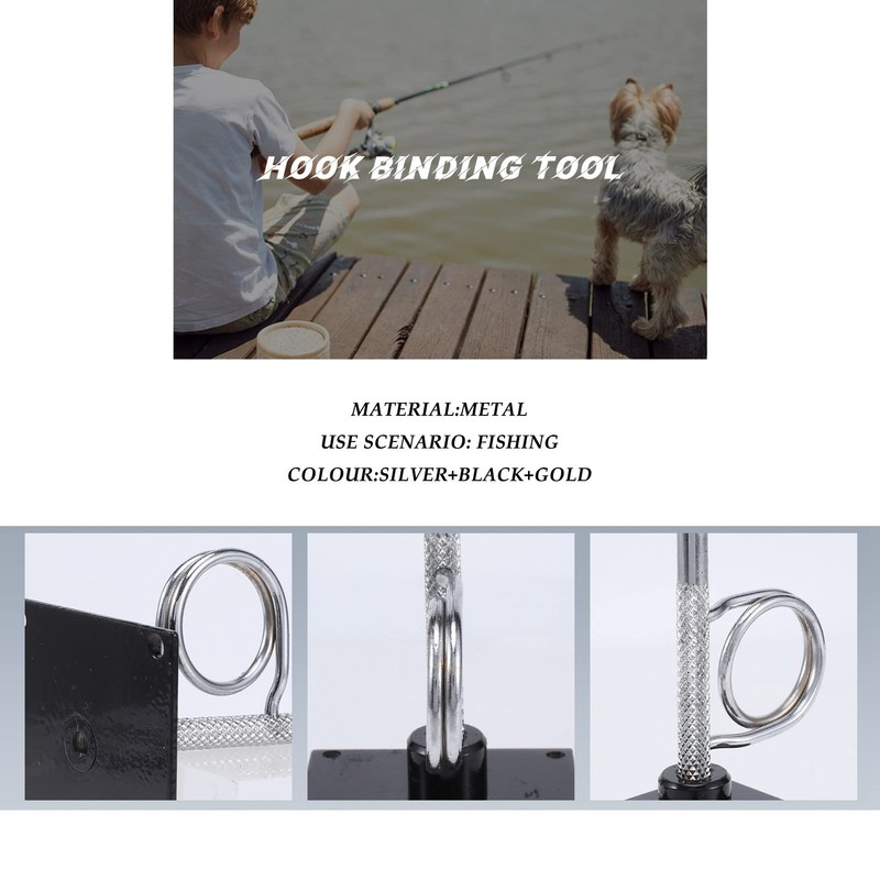 Dovhmoh Portable Fly Tying Vice Base Rotary C Clamp with