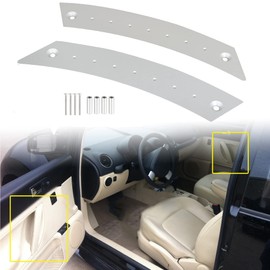 munirater 2Pcs Interior Door Handle Panel Repair Pull Handles Replacement for 1998-2010 Beetle