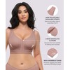 SHAPELLX Post Surgery Compression Bras Front Closure Bras Wirefree Mastectomy