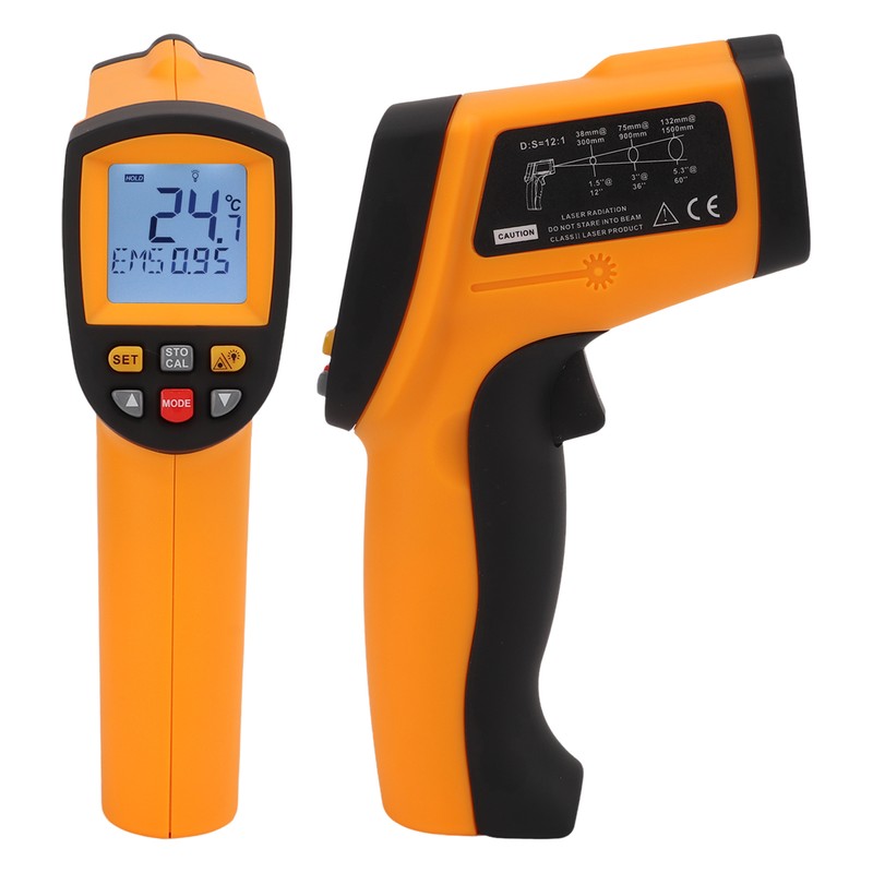 XRCLIF‑900 Infrared Thermometer Handheld Non Contact Temperature Measurement Tool for