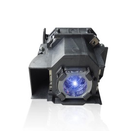 Poxtedsr EL PLP34 projektor Ersatzlampe Kompatibel mit EPSON V13H010L34 EMP-62 EMP-62C EMP-63 EMP-76C EMP-82 EMP-X3 PowerLite 62C PowerLite 76C PowerLite 82C Ersatzlampe mit Gehäuse