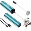 VOMELON Milk Frother, Rechargeable Battery Operated Frother for Coffee,Portable Drink