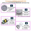 JSVSAL MR16 (GU10 Base) LED Light Bulb,Dimmable,120-Volt,Red, 6-Watt(50-Watt Equivalent), Aluminum