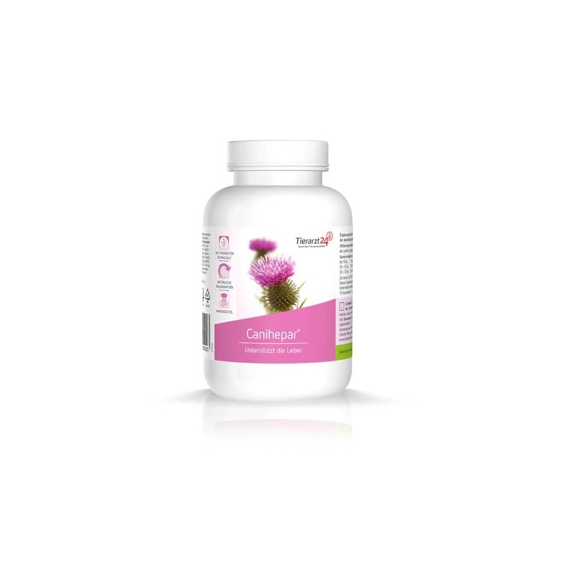 Tierarzt24 Canihepar 60 Chewable Tablets Supplementary Food for Dogs