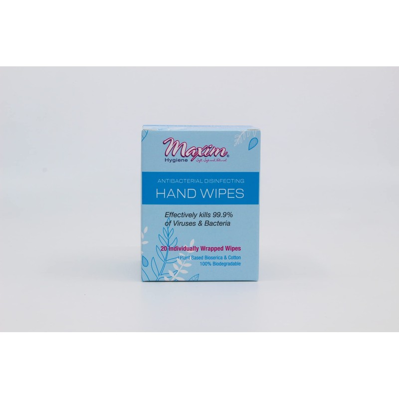 Maxim Antibacterial Disinfecting Hand Wipes