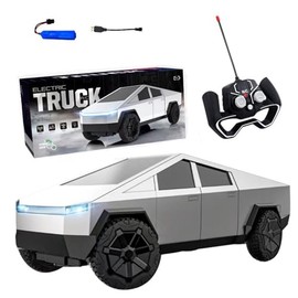 Camión De Juguete para Niños，Camioneta RC de Juguete con Luces — Control Remoto Incluido，Regalos de Navidad y Cumpleaños para Niños y Niñas