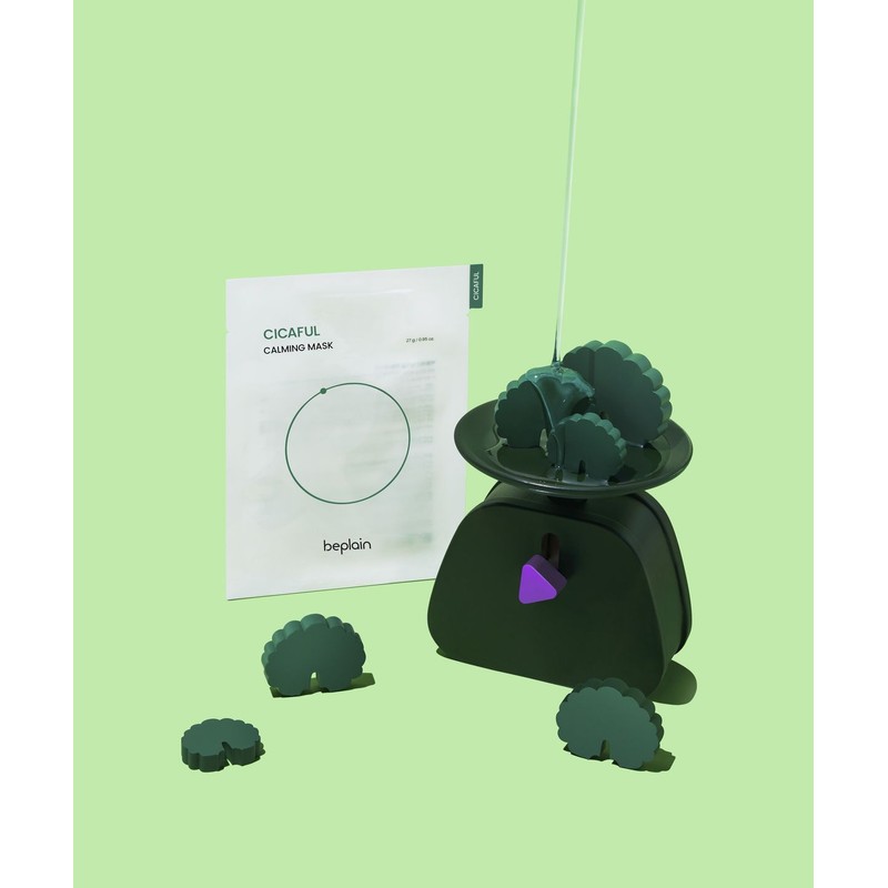 Be Plain Biflane [10 sheets/Intensive Moisture] Cicaful Calming Mask