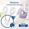 Whisk Replacement for Bosch 00659061 Turbo Brush Set Right Left