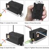 HANIVERSE 2-Port Type A USB Outlet, 15 Amp Receptacle Plug,