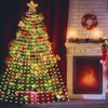 Christmas Tree Decorative Lights String Garden Layout Waterfall Lights Party
