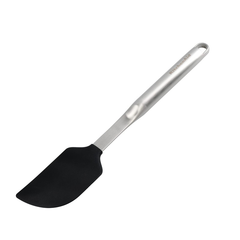 KitchenAid Premium Stainless Steel Scraping Spatula, Cooking Kitchen Utensil -