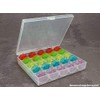 Handarbeit-Lieblingsladen Bobbin Box with 25 Sewing Machine Bobbins Storage Box