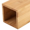 YUMILI Desk Pen Holder Bamboo Pen Holder Office School Desk