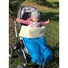 Waterproof Warm Pram Buggy Jogger Blanket (Aqua/Organic Cotton)