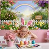 Easter Backdrop for Photography Banner - High-Density Non-Reflective Fabric Happy