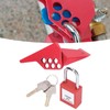Standard Ball Valve Blocks, Small Ball Valve Lockout for Electricity