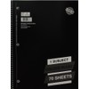 1 Subject College Ruled Spiral Notebook Solid Colors Perforated Edge