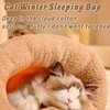Mtxorvix Cat Sleeping Bag For Indoor Cats, Cat Winter Sleeping