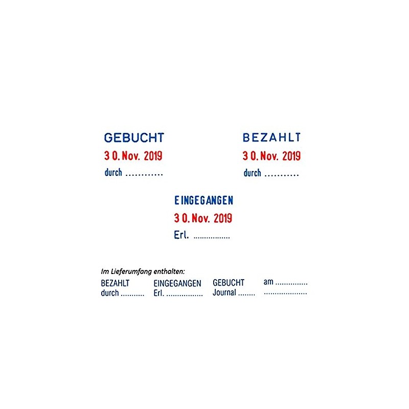 Trodat Text Plate Set for 5430/L, Replacement Lines / Letters