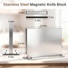 Kirumie Magnetic Knife Holder, Stainless Steel Magnetic Knife Block with